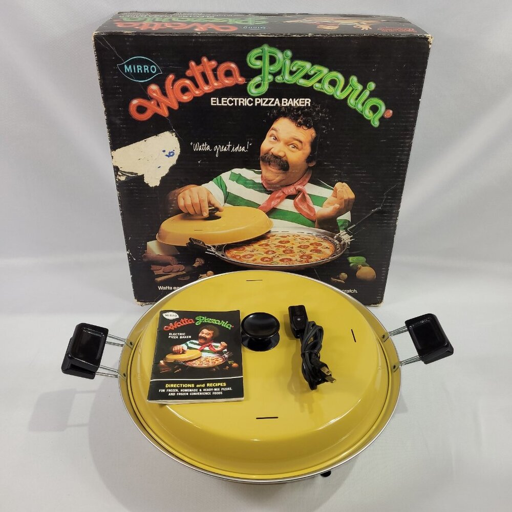 Watta Pizzaria Vintage Electric Pizza Baker by Mirro